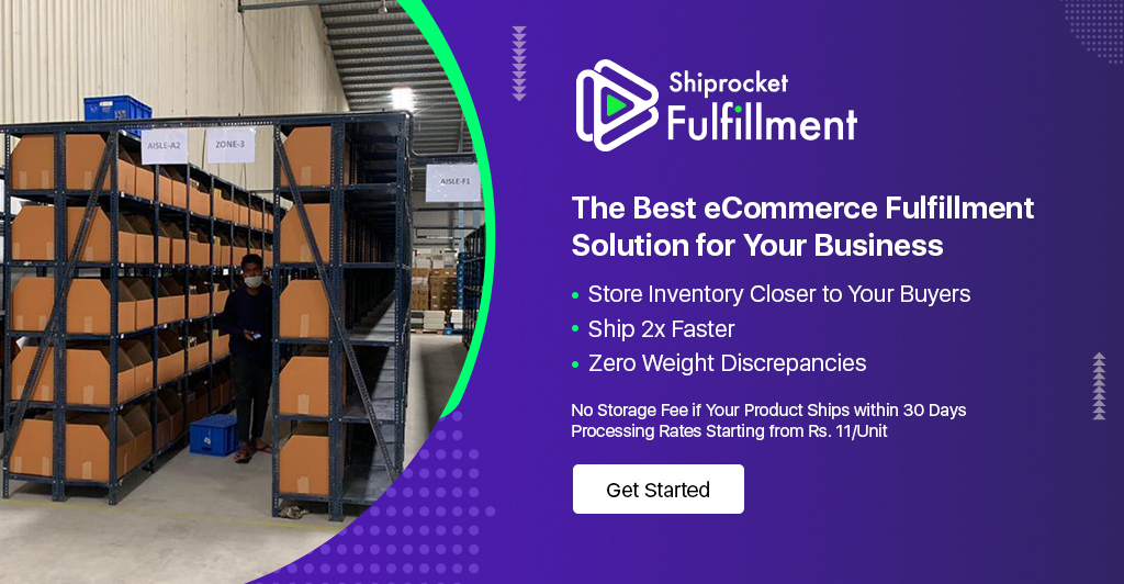 Shiprocket Fulfillment features