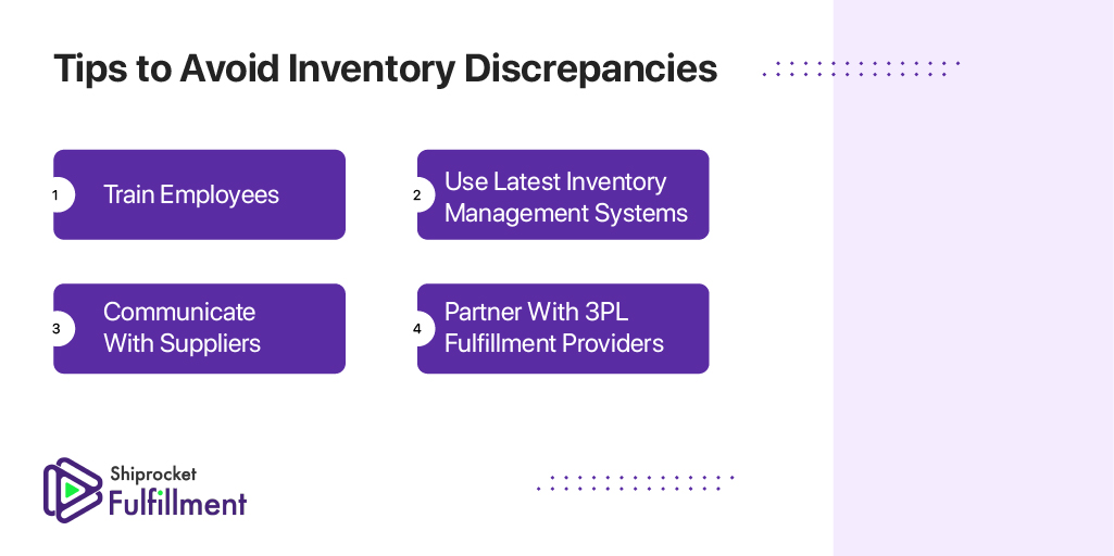 Tips on how you can avoid inventory discrepancies